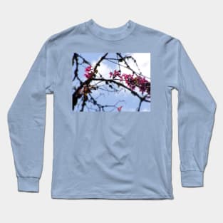 red Malus Radiant crab apple blossoms #8 Long Sleeve T-Shirt